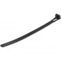 StarTech.com 15 cm daugkartiniai kabelių raiščiai - 7 mm pločio, 35 mm ryšulio skersmuo, 22 kg tempimo stipris, atsegami nailoniniai raiščiai, vidaus/lauko, 94V-2/UL sertifikuoti, 100 vnt. - Juodi