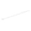 StarTech.com 4 colių (10 cm) kabelių raiščiai - 1/16 colio (2 mm) pločio, 7/8 colio (22 mm) ryšulio skersmuo, 18 svarų (8 kg) tempiamasis stipris, nailoniniai savaime užsifiksuojantys užtraukiami raiščiai lenktu galu - 94V-2/UL sąraše, 1000 vnt. pakuotė - Balti