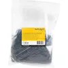 StarTech.com 4 colių (10 cm) kabelių raiščiai - 1/16 colio (2 mm) pločio, 7/8 colio (22 mm) kabelių pluošto skersmuo, 8 kg tempimo stipris, nailoniniai savaime užsifiksuojantys užtraukiami raiščiai lenktu galiuku - 94V-2/UL sąraše, 1000 vnt. pakuotė - juodi