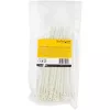 StarTech.com 8 colių (20 cm) kabelių raiščiai su tvirtinimo anga – 1/8 colio (4 mm) pločio, 2 colių (52 mm) ryšulio skersmuo, 50 svarų (22 kg) tempiamasis stipris, nailono 66 savaime užsifiksuojantys raiščiai su varžto anga, UL sąraše, 100 vnt. pakuotė