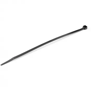 StarTech.com 8 colių (20 cm) kabelių raiščiai – 1/8 colio (4 mm) pločio, 2-1/8 colio (55 mm) ryšulio skersmuo, 50 svarų (22 kg) tempiamasis stipris, nailoniniai savaime užsifiksuojantys užtraukiami raiščiai lenktu antgaliu – 94V-2/UL sąraše, 100 vnt. pakuotė – juodi