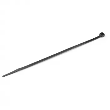 StarTech.com 8 colių (20 cm) kabelių sąvaržos – 1/8 colio (4 mm) pločio, 2–1/8 colio (55 mm) pluošto skersmuo, 50 svarų (22 kg) tempimo stipris, nailono savaime užsifiksuojančios užtraukiamos sąvaržos su lenktu antgaliu – 94V-2/UL sąraše, 1000 vnt. pakuotė – juoda