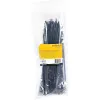 “StarTech.com” 10 colių (25 cm) kabelių raiščiai – 1/8 colio (4 mm) pločio, 2–5/8 colių (68 mm) ryšulio skersmuo, 50 svarų (22 kg) tempimo stipris, nailoniniai savaime užsifiksuojantys užtraukiami raiščiai su lenktu galu – 94V-2/UL sąraše, 100 vnt. pakuotė – juodi