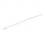 StarTech.com 100 vnt. pakuotė 6 colių (15 cm) kabelių raiščiai - 1/8 colio (3,6 mm) pločio, 1-3/8 colio (39 mm) ryšulio skersmuo, 40 svarų (18 kg) tempiamasis stipris, nailoniniai savaime užsifiksuojantys užtraukiami raiščiai su lenktu galu, UL sąraše, balti - TAA