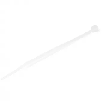 StarTech.com 4 colių (10 cm) kabelių raiščiai – 1/16 colio (2 mm) pločio, 7/8 colio (22 mm) ryšulio skersmuo, 18 svarų (8 kg) tempiamasis stipris, nailoniniai, savaime užsifiksuojantys užtraukiami raiščiai lenktu antgaliu – 94V-2 / UL sąraše, 100 vnt. pakuotė – balti