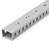 StarTech.com atvirų lizdų kabelių tvarkyklė su dangčiu, 1-1/2 col. (38 mm) P x 1 col. (25 mm) A – 6,5 pėd. (2 m) ilgio – 1/4 col. (8 mm) lizdai, PVC tinklo kabelių slėptuvas/sieninis vielos kanalas, talpina iki 20 kabelių, UL sąraše