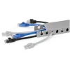 StarTech.com atvirų lizdų kabelių tvarkyklė su dangčiu, 1-1/2 col. (38 mm) P x 1 col. (25 mm) A – 6,5 pėd. (2 m) ilgio – 1/4 col. (8 mm) lizdai, PVC tinklo kabelių slėptuvas/sieninis vielos kanalas, talpina iki 20 kabelių, UL sąraše