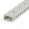 StarTech.com Open Slot kabelių valdymo kanalas su dangteliu, 2 col.(50mm) P x 1 col.(25mm) A – 6,5 pėd.(2m) ilgio – 1/4 col.(8mm) plyšiai, PVC tinklo kabelių slėptuvas/sieninis laidų lovelis, talpina iki 25 kabelių, UL sąraše