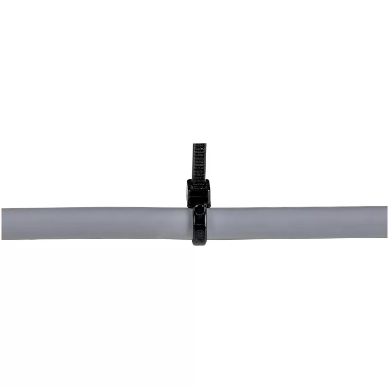 StarTech.com 1000 vnt. pakuotė 6 colių (15 cm) kabelių raiščiai - 1/8 colio (3,6 mm) pločio, 1-3/8 colio (39 mm) ryšulio skersmuo, 40 svarų (18 kg) tempiamasis stipris, nailoniniai savaime užsifiksuojantys užtraukiami raiščiai su lenktu antgaliu, įtraukti į UL sąrašą, juodi - TAA