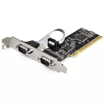 StarTech.com PCI nuosekliojo ir lygiagrečiojo prievado kombinacinė plokštė su dvigubais nuosekliais RS232 prievadais (DB9) ir 1 lygiagrečiu LPT prievadu (DB25) – PCI kombinacinis adapteris – PCI išplėtimo plokštės valdiklis – PCI į spausdintuvą plokštė