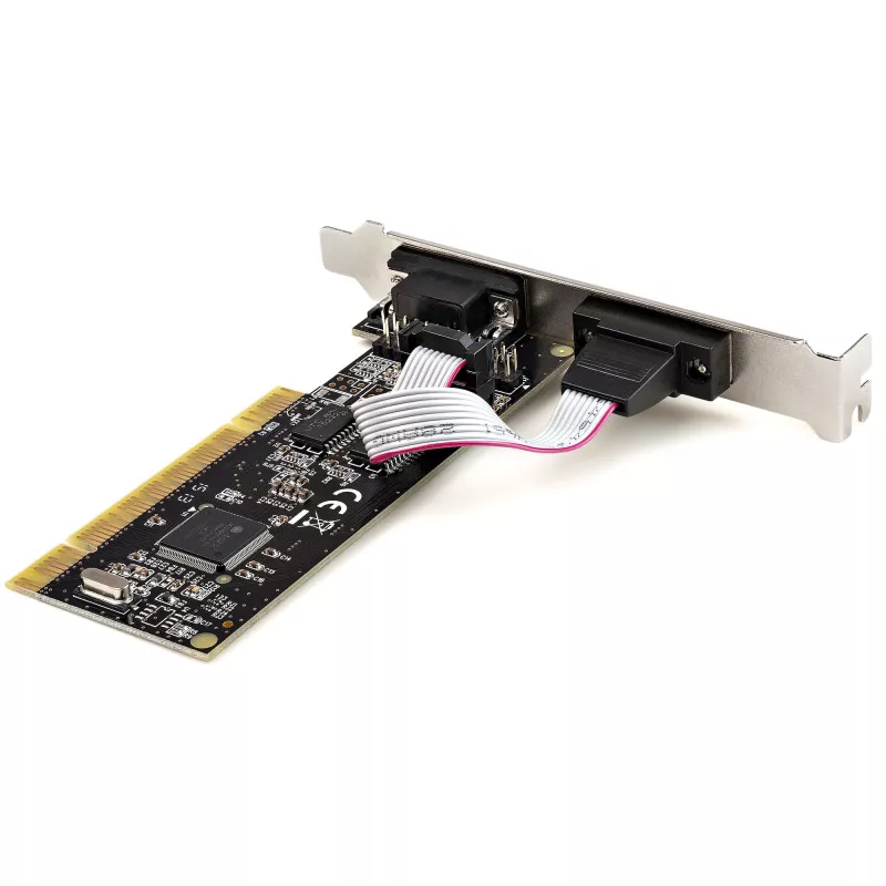 StarTech.com PCI nuosekliojo ir lygiagrečiojo prievado kombinacinė plokštė su dvigubais nuosekliais RS232 prievadais (DB9) ir 1 lygiagrečiu LPT prievadu (DB25) – PCI kombinacinis adapteris – PCI išplėtimo plokštės valdiklis – PCI į spausdintuvą plokštė