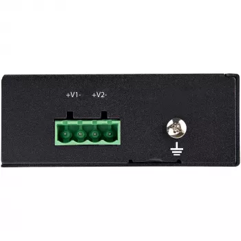 StarTech.com pramoninis gigabito eterneto PoE injektorius – 30W 802.3at PoE+ vidurinė jungtis 48V–56VDC DIN bėgelio maitinimo per eternetą injektoriaus adapteris – nuo -40°C iki +75°C kameroms/jutikliams/WiFi prieigai