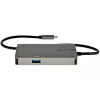 StarTech.com USB-C daugiafunkcis adapteris – USB-C į 4K 30 Hz HDMI arba 1080p VGA – USB Type-C mini dokas su 100 W „Power Delivery“ pralaidumu, 3 prievadų USB šakotuvas 5 Gbps, GbE – 12 inch (30 cm) pritvirtintas laidas