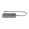 StarTech.com USB-C daugiafunkcis adapteris – HDMI 4K 30 Hz arba VGA kelionių dokas – 5 Gbps USB 3.0 šakotuvas (USB-A / USB-C prievadai) – 100 W maitinimo perdavimas – SD / „MicroSD“ – GbE – 30 cm laidas – USB-C mini dokas