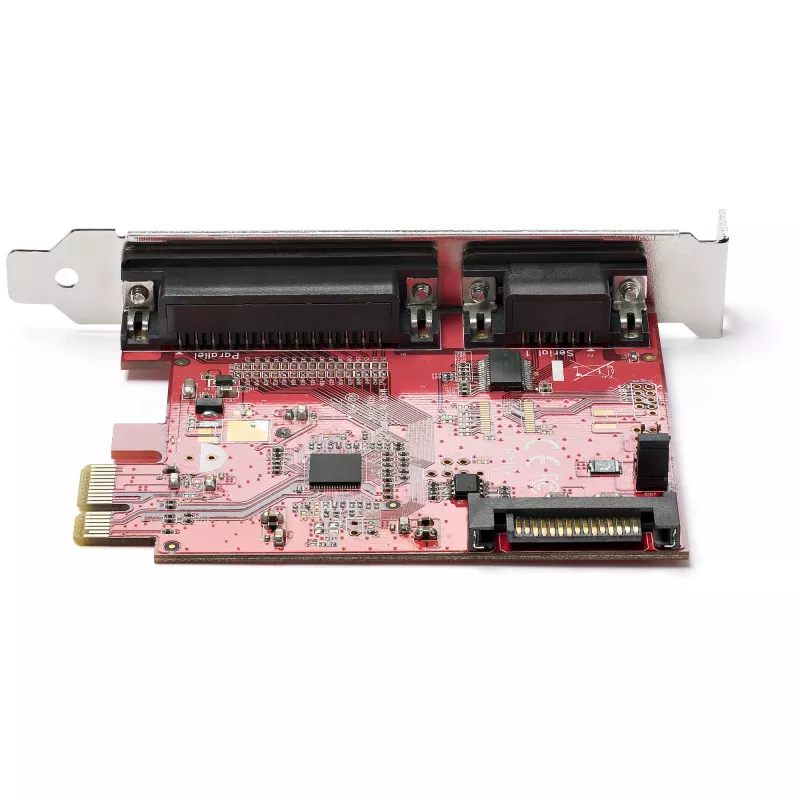 StarTech.com PCIe kortelė su nuosekliuoju ir lygiagrečiuoju prievadu – PCI Express kombinuota adapterio kortelė su 1x DB25 lygiagrečiuoju prievadu ir 1x RS232 nuosekliuoju prievadu – Išplėtimo / valdiklio kortelė – PCIe spausdintuvo kortelė