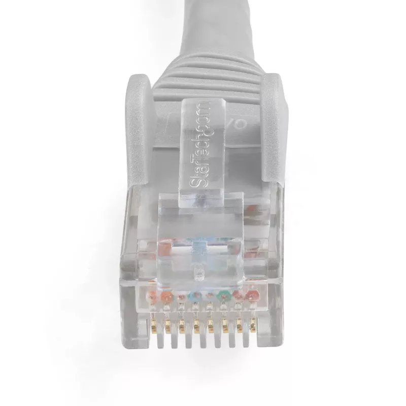 StarTech.com 10m CAT6 Ethernet kabelis – LSZH (mažai dūmų, be halogenų) – 10 Gigabit 250MHz 100W PoE RJ45 10GbE UTP tinklo komutacinis kabelis su apsauga nuo užkliuvimo ir įtempimo – pilkas, CAT 6, ETL patvirtintas, 24AWG