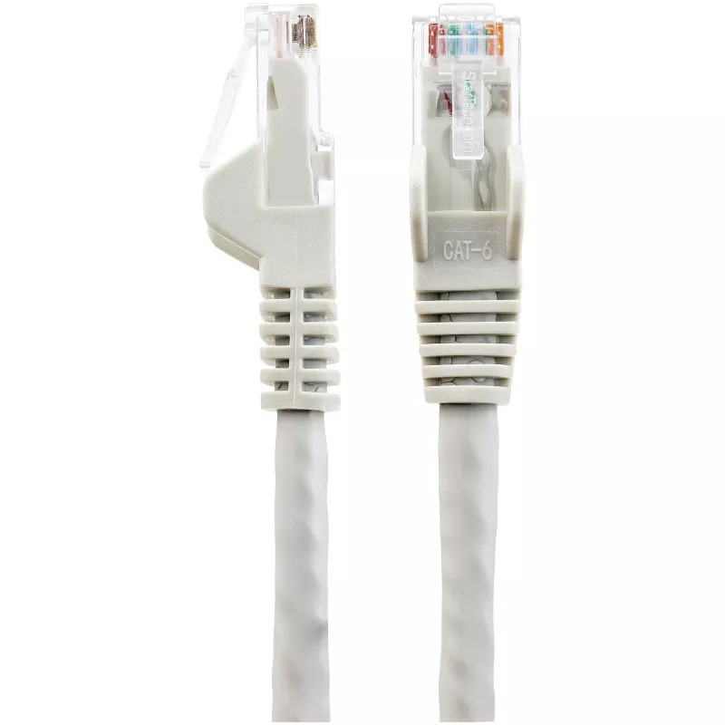 StarTech.com 10m CAT6 Ethernet kabelis – LSZH (mažai dūmų, be halogenų) – 10 Gigabit 250MHz 100W PoE RJ45 10GbE UTP tinklo komutacinis kabelis su apsauga nuo užkliuvimo ir įtempimo – pilkas, CAT 6, ETL patvirtintas, 24AWG