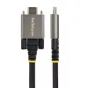 StarTech.com 20 colių (50 cm) šoninio varžto fiksavimo USB-C laidas 10 Gbps – USB 3.1/3.2 Gen 2 Type-C laidas – 100 W (5 A) Power Delivery įkrovimas, DP Alt Mode – dvigubas varžto fiksavimas – USB-C laidas įkrovimui / sinchronizavimui