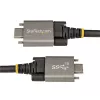 StarTech.com 20 colių (50 cm) šoninio varžto fiksavimo USB-C laidas 10 Gbps – USB 3.1/3.2 Gen 2 Type-C laidas – 100 W (5 A) Power Delivery įkrovimas, DP Alt Mode – dvigubas varžto fiksavimas – USB-C laidas įkrovimui / sinchronizavimui