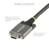 StarTech.com 20 colių (50 cm) šoninio varžto fiksavimo USB-C laidas 10 Gbps – USB 3.1/3.2 Gen 2 Type-C laidas – 100 W (5 A) Power Delivery įkrovimas, DP Alt Mode – dvigubas varžto fiksavimas – USB-C laidas įkrovimui / sinchronizavimui