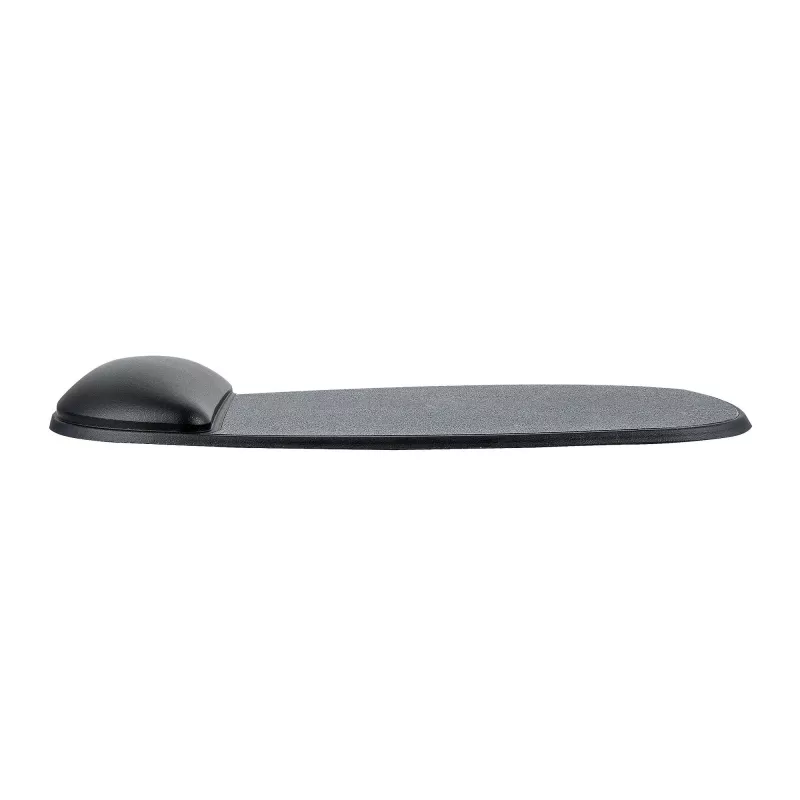 StarTech.com pelės kilimėlis su riešo atrama, 6,7x7,1x0,8 colio (17x18x2 cm), ergonomiškas pelės kilimėlis su riešo atrama, stalo riešo pagalvėlė su neslystančiu PU pagrindu, minkštas gelio pelės kilimėlis su delno atrama