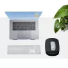 StarTech.com pelės kilimėlis su riešo atrama, 6,7x7,1x0,8 colio (17x18x2 cm), ergonomiškas pelės kilimėlis su riešo atrama, stalo riešo pagalvėlė su neslystančiu PU pagrindu, minkštas gelio pelės kilimėlis su delno atrama