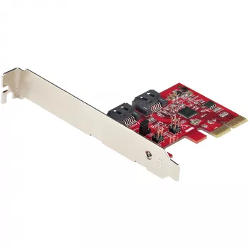 StarTech.com SATA PCIe kortelė - 2 prievadų PCIe SATA išplėtimo kortelė - 6 Gbps - pilno/žemo profilio - PCI Express į SATA adapteris/valdiklis - ASM1062R SATA RAID - PCIe į SATA keitiklis