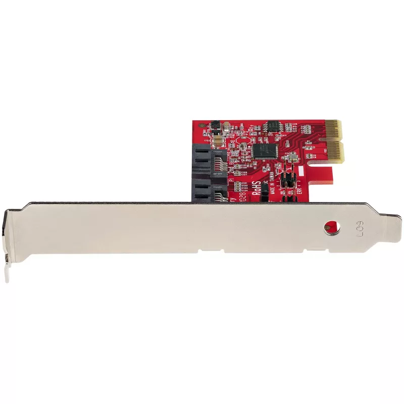 StarTech.com SATA PCIe kortelė - 2 prievadų PCIe SATA išplėtimo kortelė - 6 Gbps - pilno/žemo profilio - PCI Express į SATA adapteris/valdiklis - ASM1062R SATA RAID - PCIe į SATA keitiklis