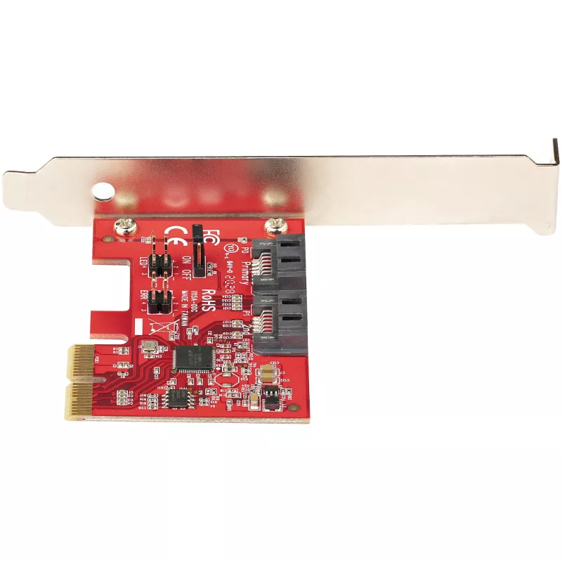 StarTech.com SATA PCIe kortelė - 2 prievadų PCIe SATA išplėtimo kortelė - 6 Gbps - pilno/žemo profilio - PCI Express į SATA adapteris/valdiklis - ASM1062R SATA RAID - PCIe į SATA keitiklis