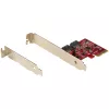 StarTech.com SATA PCIe kortelė - 2 prievadų PCIe SATA išplėtimo kortelė - 6 Gbps - pilno/žemo profilio - PCI Express į SATA adapteris/valdiklis - ASM1062R SATA RAID - PCIe į SATA keitiklis