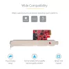 StarTech.com SATA PCIe kortelė - 2 prievadų PCIe SATA išplėtimo kortelė - 6 Gbps - pilno/žemo profilio - PCI Express į SATA adapteris/valdiklis - ASM1062R SATA RAID - PCIe į SATA keitiklis
