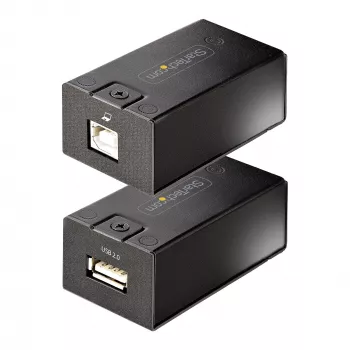StarTech.com 150 m (492 pėd.) USB 2.0 ilgintuvas per Cat5e/Cat6 Ethernet kabelį, išoriškai maitinamas USB ilgintuvas per RJ45/tinklo kabelį, USB per Ethernet kabelio ilgintuvas/adapteris