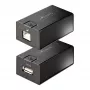 StarTech.com 150 m (492 pėd.) USB 2.0 ilgintuvas per Cat5e/Cat6 Ethernet kabelį, išoriškai maitinamas USB ilgintuvas per RJ45/tinklo kabelį, USB per Ethernet kabelio ilgintuvas/adapteris