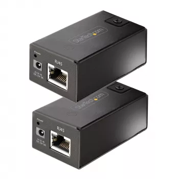 StarTech.com 150 m (492 pėd.) USB 2.0 ilgintuvas per Cat5e/Cat6 Ethernet kabelį, išoriškai maitinamas USB ilgintuvas per RJ45/tinklo kabelį, USB per Ethernet kabelio ilgintuvas/adapteris