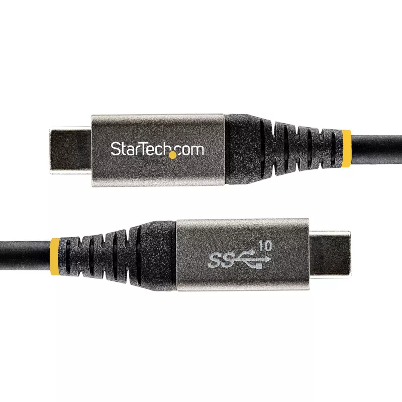 StarTech.com 20 col. (50cm) USB-C laidas 10 Gbps - USB 3.1 Type-C laidas - 100 W (5 A) Power Delivery įkrovimas, DP Alt Mode - USB-C laidas USB-C nešiojamam kompiuteriui/telefonui/įrenginiui - Įkrovimas/Sinchronizavimas