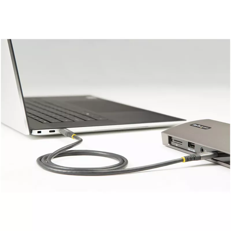 StarTech.com 20 col. (50cm) USB-C laidas 10 Gbps - USB 3.1 Type-C laidas - 100 W (5 A) Power Delivery įkrovimas, DP Alt Mode - USB-C laidas USB-C nešiojamam kompiuteriui/telefonui/įrenginiui - Įkrovimas/Sinchronizavimas