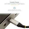 StarTech.com 20 col. (50cm) USB-C laidas 10 Gbps - USB 3.1 Type-C laidas - 100 W (5 A) Power Delivery įkrovimas, DP Alt Mode - USB-C laidas USB-C nešiojamam kompiuteriui/telefonui/įrenginiui - Įkrovimas/Sinchronizavimas
