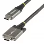 StarTech.com 3 pėdų (1 m) USB-C laidas su šoniniais varžtiniais užraktais, 10 Gbps – USB-IF sertifikuotas USB-C laidas – USB 3.1/3.2 Gen 2 Type-C laidas – 100 W (5 A) Power Delivery įkrovimas, DP Alt Mode – dvigubas varžtinis užraktas – USB-C laidas įkrovimui / sinchronizavimui