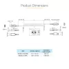 StarTech.com 1m (3 pėd.) USB-C į Lightning laidas, MFi sertifikuotas, spiralinis iPhone įkroviklio laidas, juodas, patvarus TPE apvalkalas aramidiniu pluoštu, itin tvirtas spiralinis Lightning laidas