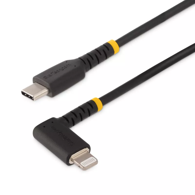 StarTech.com RUSB2CLTMM1MR mobiliojo telefono laidas Juoda 1 m USB C Lightning