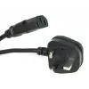StarTech.com 3 pėdų (1 m) JK kompiuterio maitinimo laidas, BS 1363 į C13, 18AWG, 10A 250V, pakaitinis kintamosios srovės maitinimo laidas, virdulio laidas / JK maitinimo laidas, kompiuterio maitinimo šaltinio laidas, televizoriaus maitinimo laidas