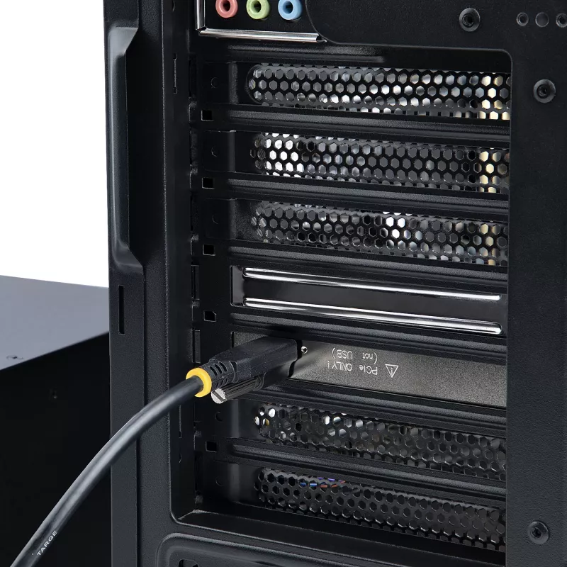 StarTech.com 4 lizdų PCIe išplėtimo korpusas su PCIe x2 prieglobos kortele, PCIe 2.0 – 10 Gbps, išoriniai PCIe lizdai staliniams kompiuteriams / serveriams, PCI Express išplėtimo dėžutė / adapteris, 4 PCIe x1 lizdai