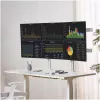 “StarTech.com” šešių monitorių stalinis laikiklis su skersiniu, iki 32 colių kompiuterių ekranams, maks. po 17,6 svaro (8 kg), dviejų stulpelių, C formos spaustuvas / kiauryminis tvirtinimas, reguliuojamas aukštis