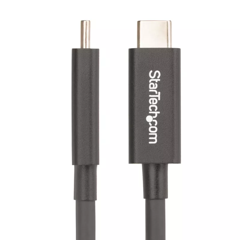 StarTech.com 2 m aktyvus Thunderbolt 4 laidas, 40 Gbps, 100 W Power Delivery, 4K/8K vaizdas, Intel sertifikuotas Thunderbolt laidas – suderinamas su USB4 / Thunderbolt 4 / USB 3.2 / USB Type-C / DisplayPort / Thunderbolt 3