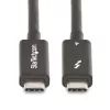 StarTech.com 2 m aktyvus Thunderbolt 4 laidas, 40 Gbps, 100 W Power Delivery, 4K/8K vaizdas, Intel sertifikuotas Thunderbolt laidas – suderinamas su USB4 / Thunderbolt 4 / USB 3.2 / USB Type-C / DisplayPort / Thunderbolt 3