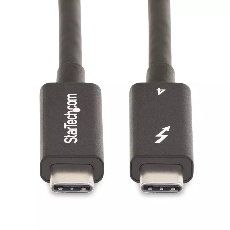 StarTech.com 2 m aktyvus Thunderbolt 4 laidas, 40 Gbps, 100 W Power Delivery, 4K/8K vaizdas, Intel sertifikuotas Thunderbolt laidas – suderinamas su USB4 / Thunderbolt 4 / USB 3.2 / USB Type-C / DisplayPort / Thunderbolt 3