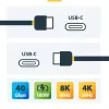 StarTech.com 2 m aktyvus Thunderbolt 4 laidas, 40 Gbps, 100 W Power Delivery, 4K/8K vaizdas, Intel sertifikuotas Thunderbolt laidas – suderinamas su USB4 / Thunderbolt 4 / USB 3.2 / USB Type-C / DisplayPort / Thunderbolt 3