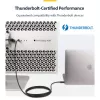 StarTech.com 2 m aktyvus Thunderbolt 4 laidas, 40 Gbps, 100 W Power Delivery, 4K/8K vaizdas, Intel sertifikuotas Thunderbolt laidas – suderinamas su USB4 / Thunderbolt 4 / USB 3.2 / USB Type-C / DisplayPort / Thunderbolt 3