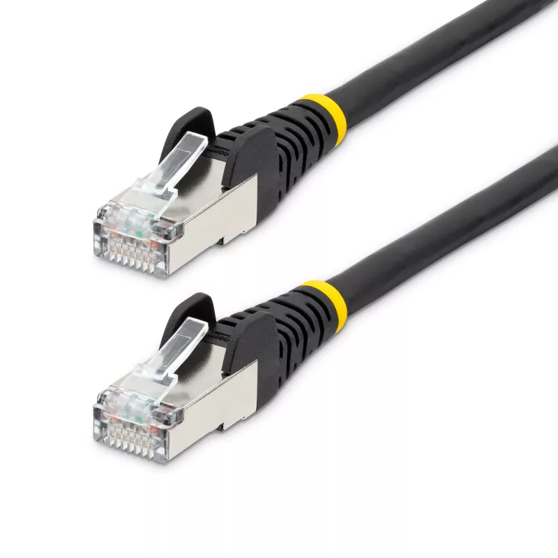 StarTech.com 10m CAT6a Ethernet kabelis - Juodas - Mažai dūmų, be halogenų (LSZH) - 10GbE 500MHz 100W PoE++ neužkabinami RJ-45 su įtempimo sumažinimais S/FTP tinklo komutacinis kabelis