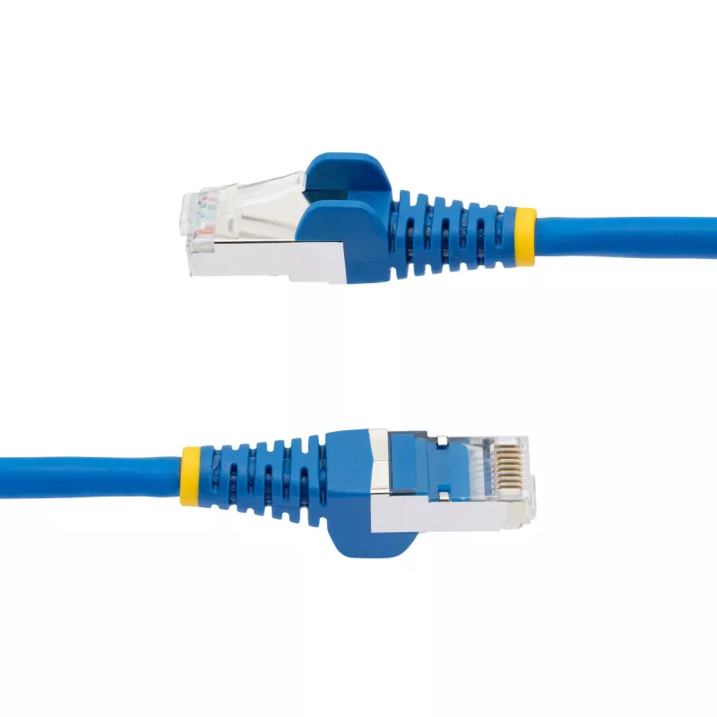 StarTech.com 10 m CAT6a eterneto kabelis – mėlynas – mažai dūmų, be halogenų (LSZH) – 10GbE 500MHz 100W PoE++ neužsikabinančios RJ-45 jungtys su įtempimo sumažinimais S/FTP tinklo komutacinis kabelis
